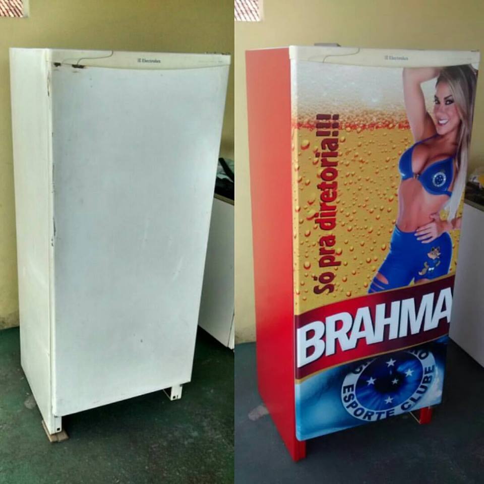 Plotagem Residencial Geladeira e Freezer Plotagem Residencial Geladeira e Freezer